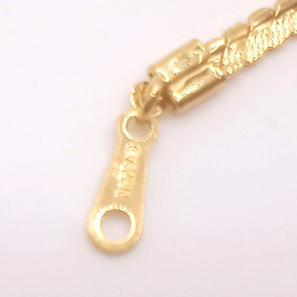 Avon Necklace Gold-tone 14" L Flat Chain Necklace Lobster Clasp Closure Vintage - Picture 7 of 8